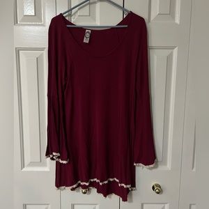Maroon dress